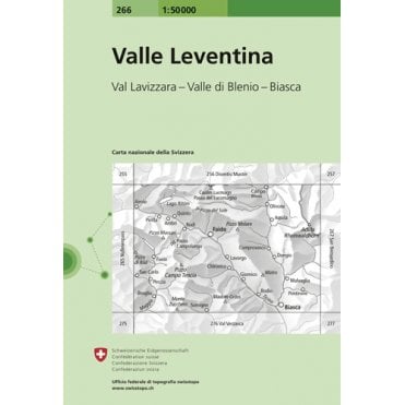 Swiss National Map 266: Valle Leventina