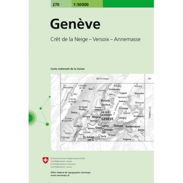 Swiss National Map 270: Geneve