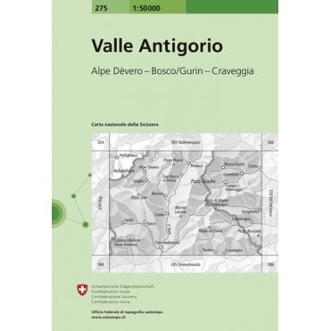 Swiss National Map 275: Valle Antigorio