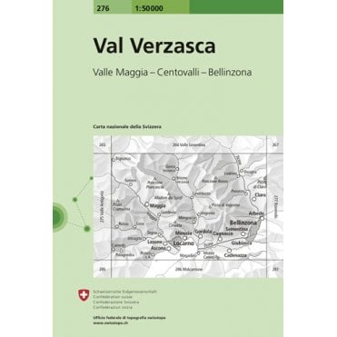Swiss National Map 276: Val Verzasca