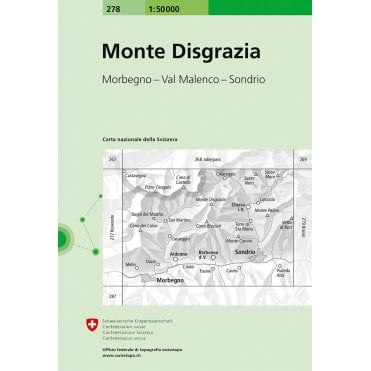 Swiss National Map 278: Monte Disgrazia
