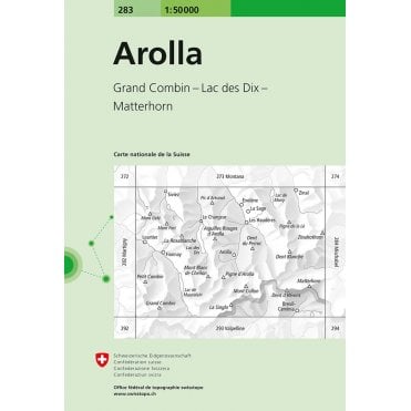 Swiss National Map 283: Arolla