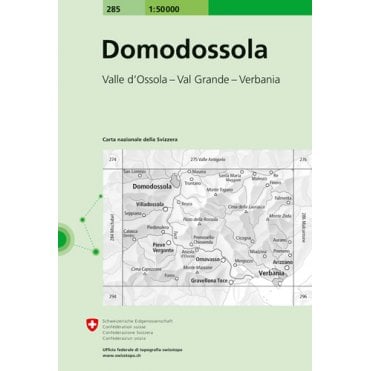 Swiss National Map 285: Domodossola