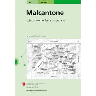 Swiss National Map 286: Malcantone