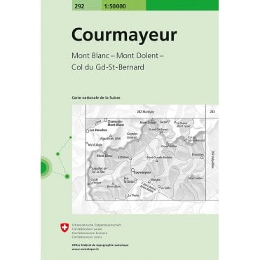 Swiss National Map 292: Courmayeur