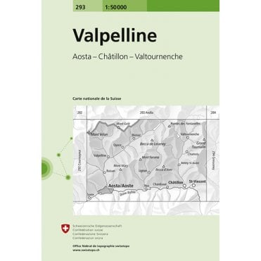 Swiss National Map 293: Valpelline