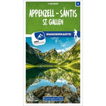 Switzerland Hiking Map (40k) 09: Appenzell - Säntis / St. Ga