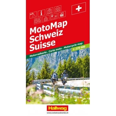 Switzerland Motorbike map