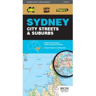 Sydney City Streets and Suburbs Map 262
