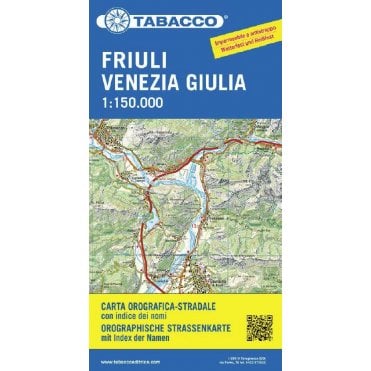 Friuli Venezia Giulia 1/150 road map (r)