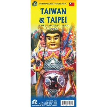 Taiwan & Taipei Travel Map