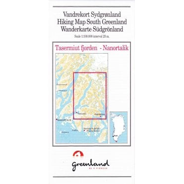 Tasermiut fjorden - Nanortalik: South Greenland Hiking Map No. 05 (1:100 000)