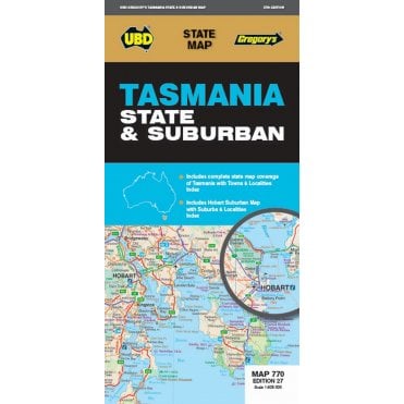 Tasmania State & Suburban - map 770
