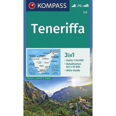 Tenerife | Kompass hiking map 233