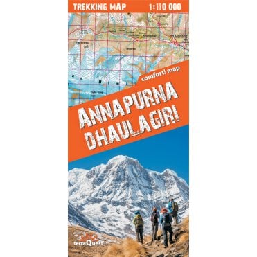 Annapurna & Dhaulagiri Trekking Map