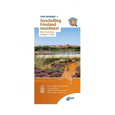 Terschelling  and Northwest Friesland - ANWB Cycling Map 1
