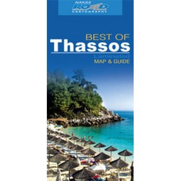 Thassos (Greece) 'best of' tourist map with information guide
