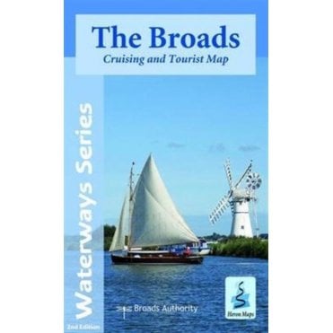 The Broads:  Cruising and Tourist Waterway Map