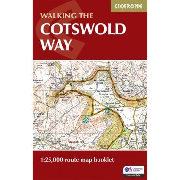 The Cotswold Way Map Booklet : 1:25k OS Route Mapping
