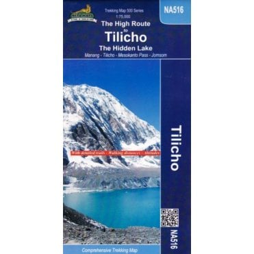 The High Route to Tilicho, The Hidden Lake | Nepa Map NA516