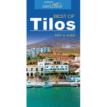 Tilos (Greece) 'best of' tourist map with information guide
