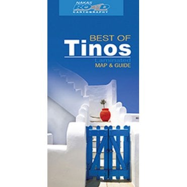 Tinos (Greece) 'best of' tourist map with information guide