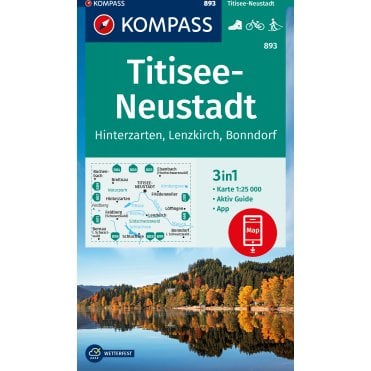 Titisee-Neustadt | Kompass hiking map 893
