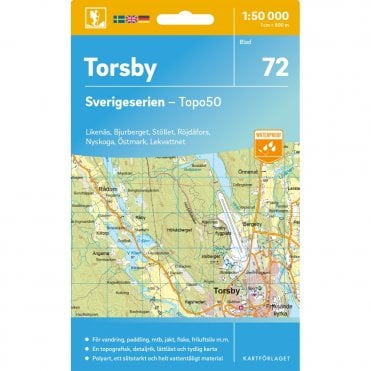 Torsby (Sweden) - Norstedts Outdoor map 72