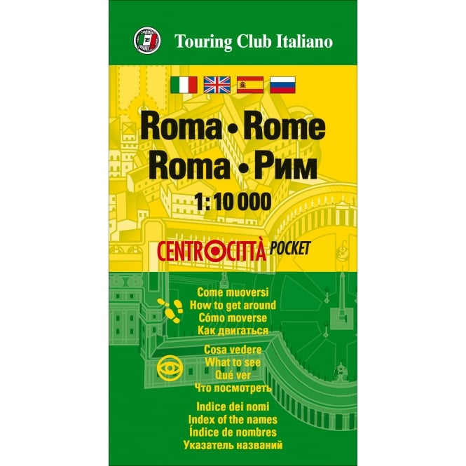 TCI Rome Pocket Map - Touring Club Italiano (TCI)