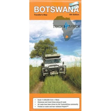 Botswana Tracks Map