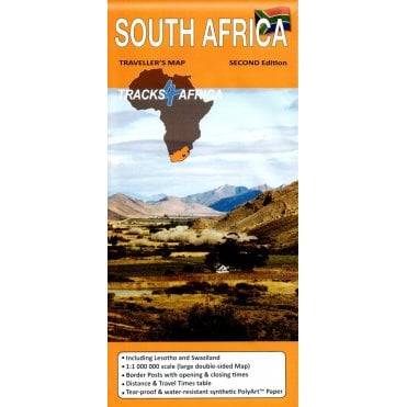South-Africa / Lesotho / Swaziland Tracks Map