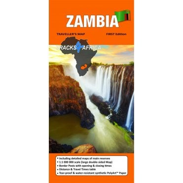 Zambia Tracks Map