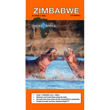Zimbabwe Tracks Map