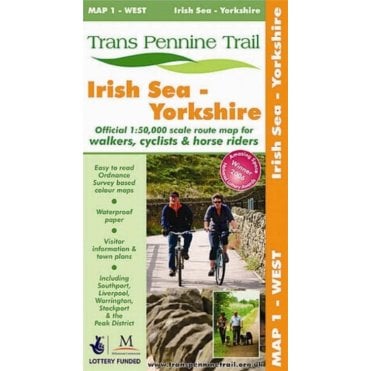 Trans Pennine Trail: Irish Sea - Pennines West Map 1
