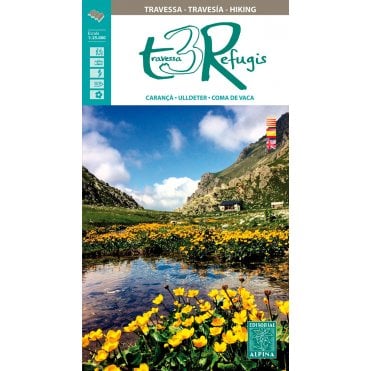 Travessa dels Tres Refugis. Hiking map & guide