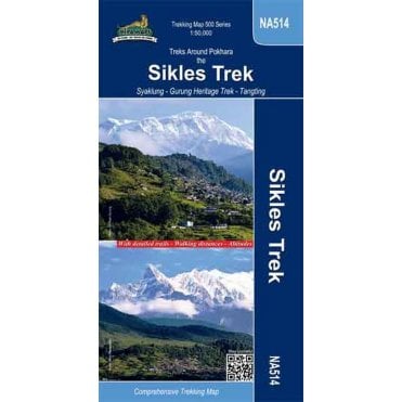 Treks Around Pokhara: The Sikles / Siklis Trek | Nepa Map NA514