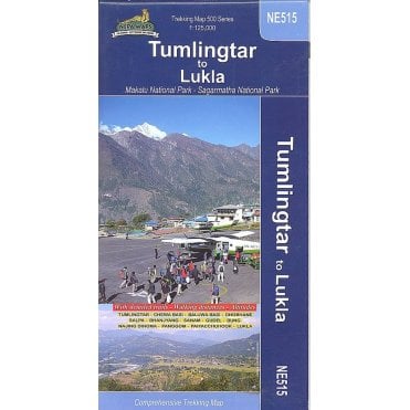 Tumlingtar to Lukla | Nepa Map NE515