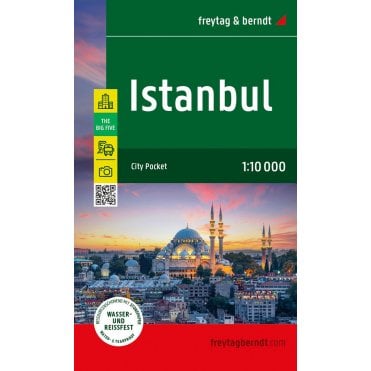 Turkey: Istanbul City Pocket Map