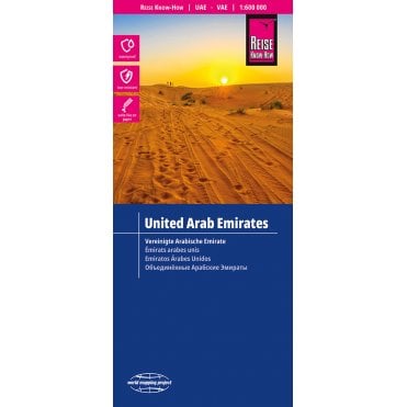 UAE, Dubai, Abu Dhabi Map - Reise Know-How