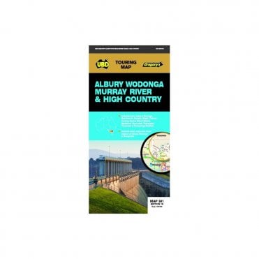 Albury Wodonga Murray River & High Country Touring Map 381