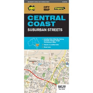 Central Coast Suburban Streets Map 289