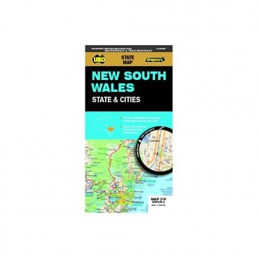 New South Wales State & Cities Map 219