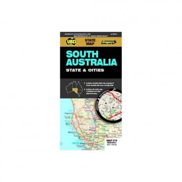 South Australia State & Cities Map 519