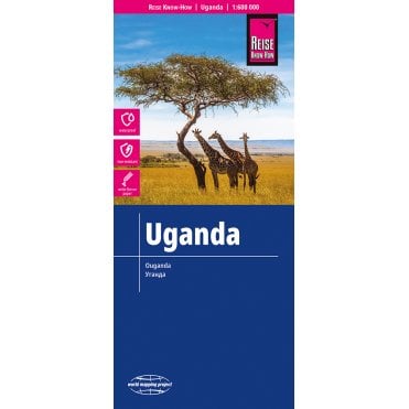 Uganda Map - Reise Know-How