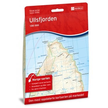 10156: Ullsfjorden Norge-serien 1:50 000
