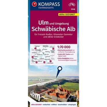 Ulm and Environs - Lower Allgau - Swabian Alps | Kompass cyc