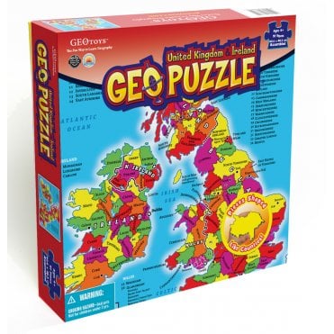 United Kingdom and Ireland Jigsaw GeoPuzzle
