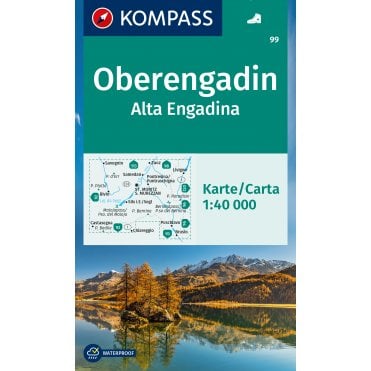 Upper Engadine | Kompass hiking map 99