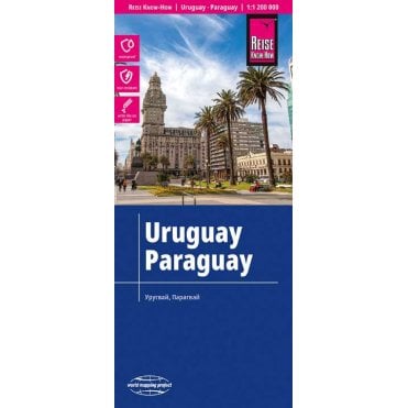 Uruguay, Paraguay Map - Reise Know-How
