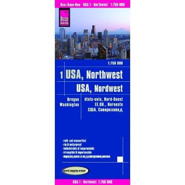 USA 01, Northwest Map - Reise Know-How